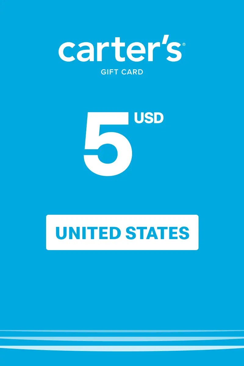 Carter's 5 USD Gift Card (United States) - Digital Key