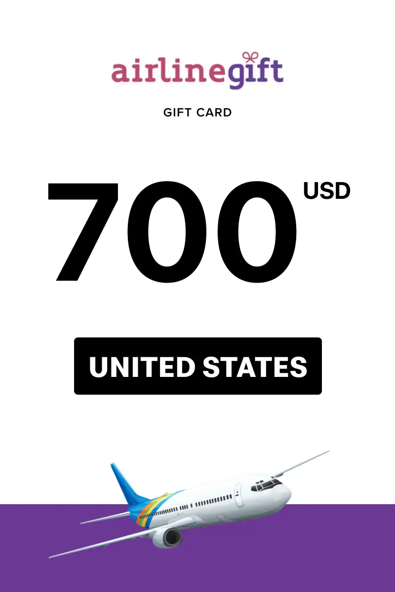 Airline Gift 700 USD Gift Card (United States) - Digital Key