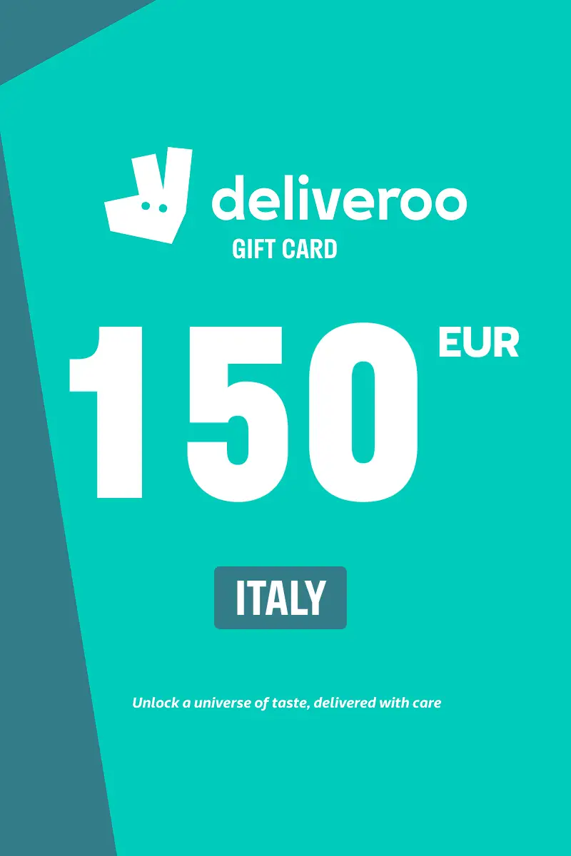 Deliveroo 150 EUR Gift Card (Italy) - Digital Key