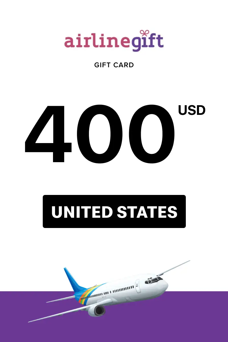 Airline Gift 400 USD Gift Card (United States) - Digital Key