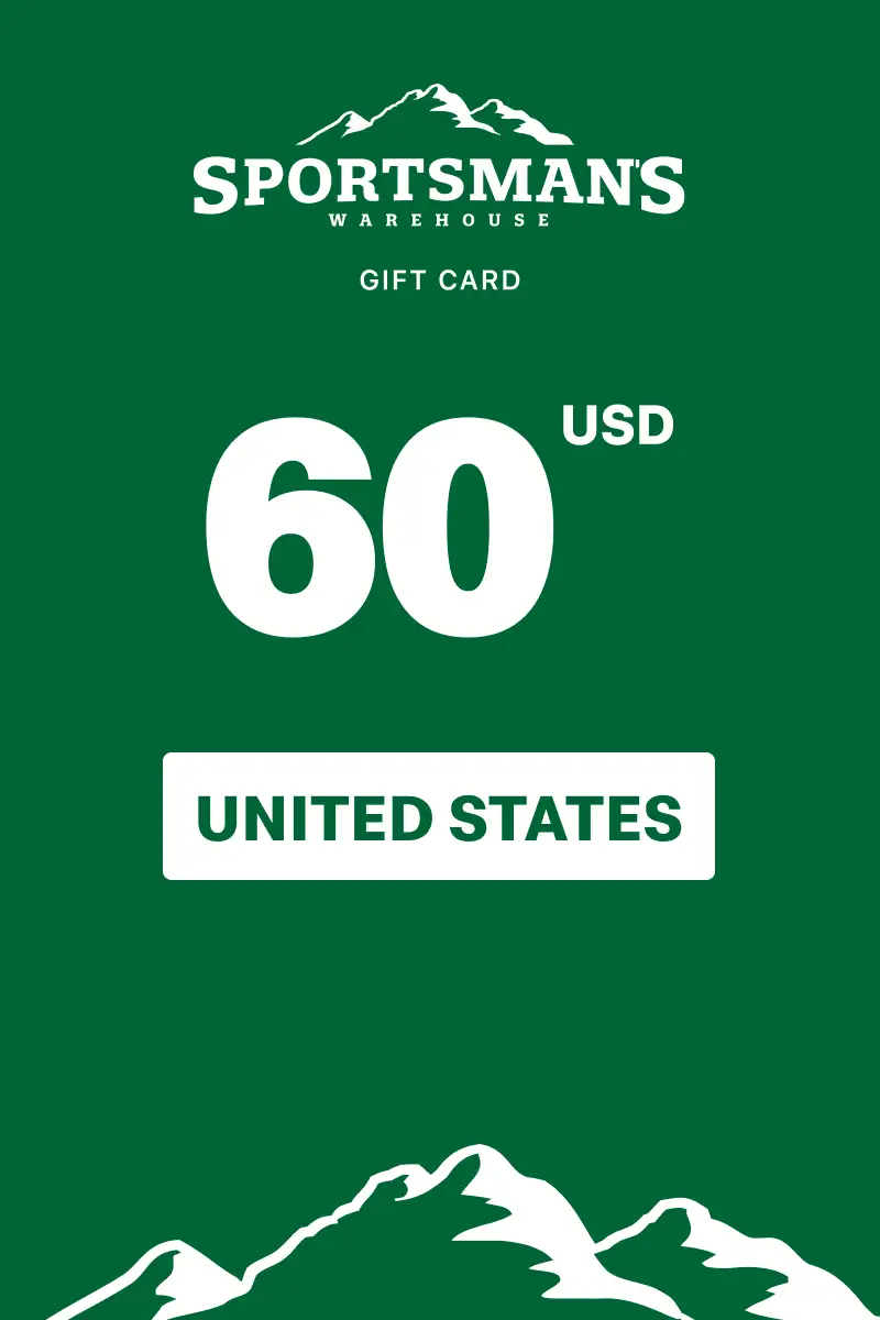 Sportsman's Warehouse 60 USD Gift Card (United States) - Digital Key