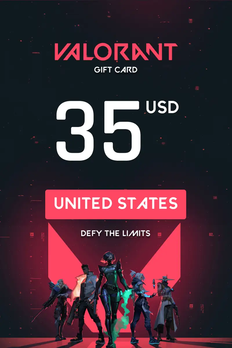 Valorant 35 USD Gift Card (United States) - Digital Key