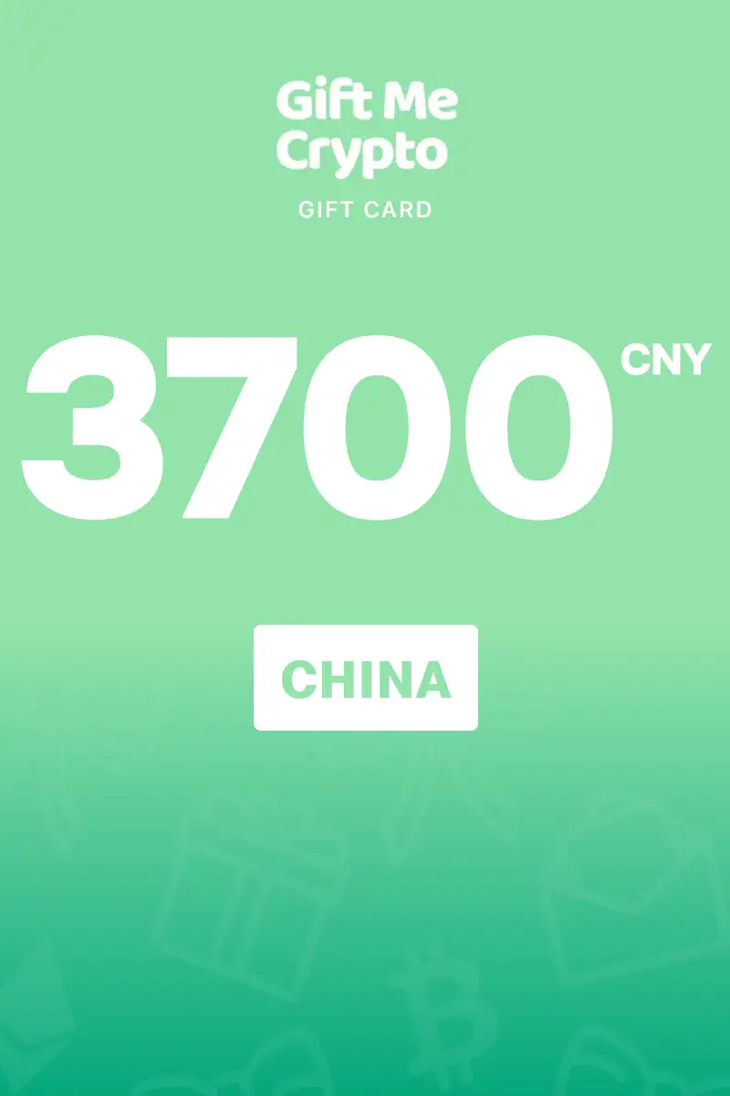 Gift Me Crypto 3700 CNY Gift Card (China) - Digital Key