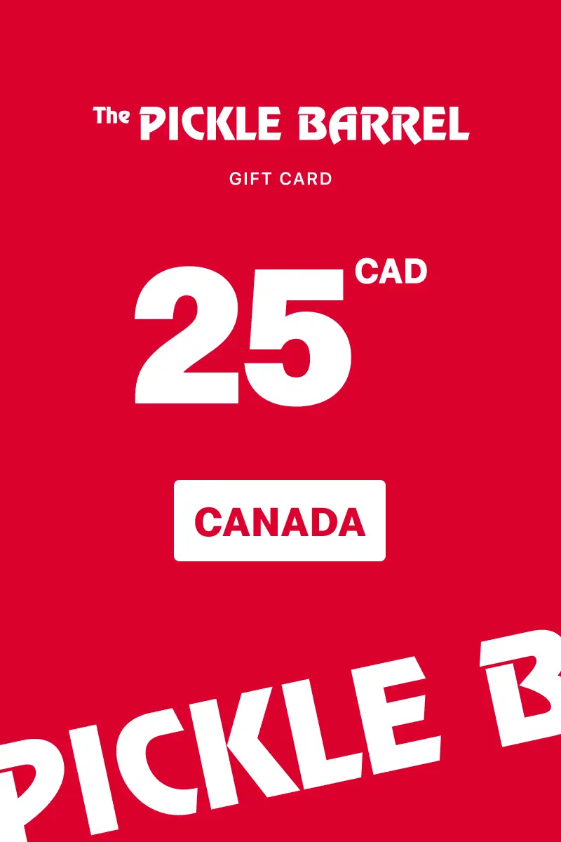 The Pickle Barrel 25 CAD Gift Card (Canada) - Digital Key
