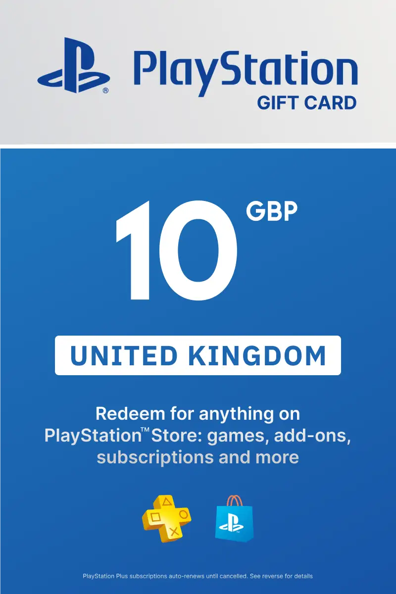 Buy PlayStation Store £10 GBP Gift Card (UK) - Digital Code