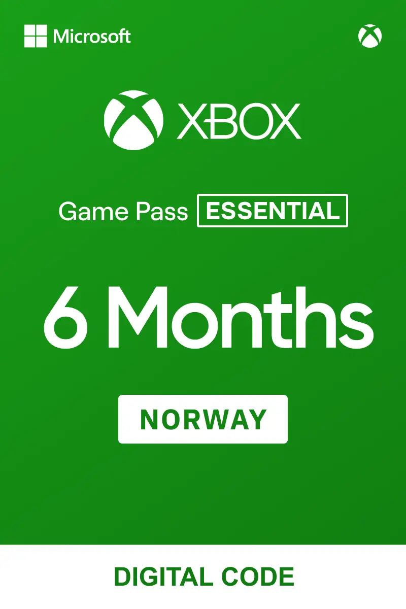 Xbox Game Pass Core (Essential) 6 Months (Norway) - Xbox Live - Digital Key