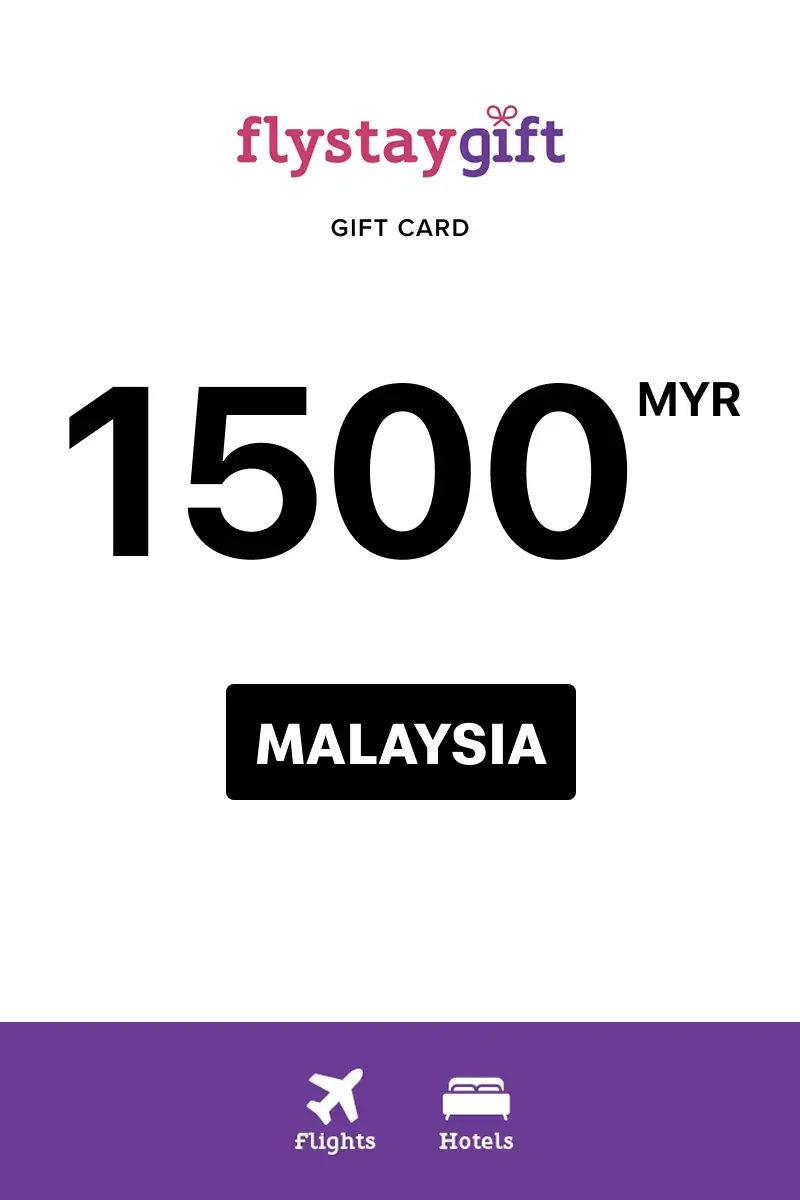 Flystay Gift 1500 MYR Gift Card (Malaysia) - Digital Key