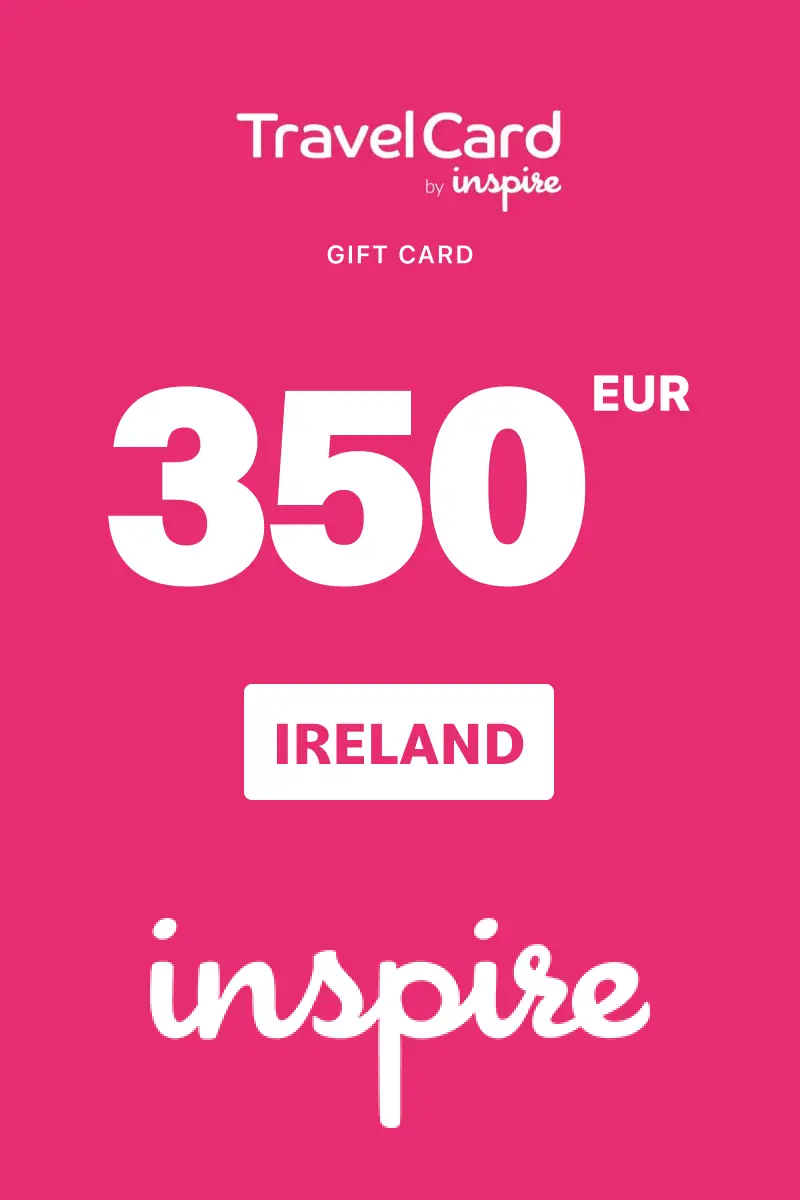 TravelCard by Inspire 350 EUR Gift Card (Ireland) - Digital Key