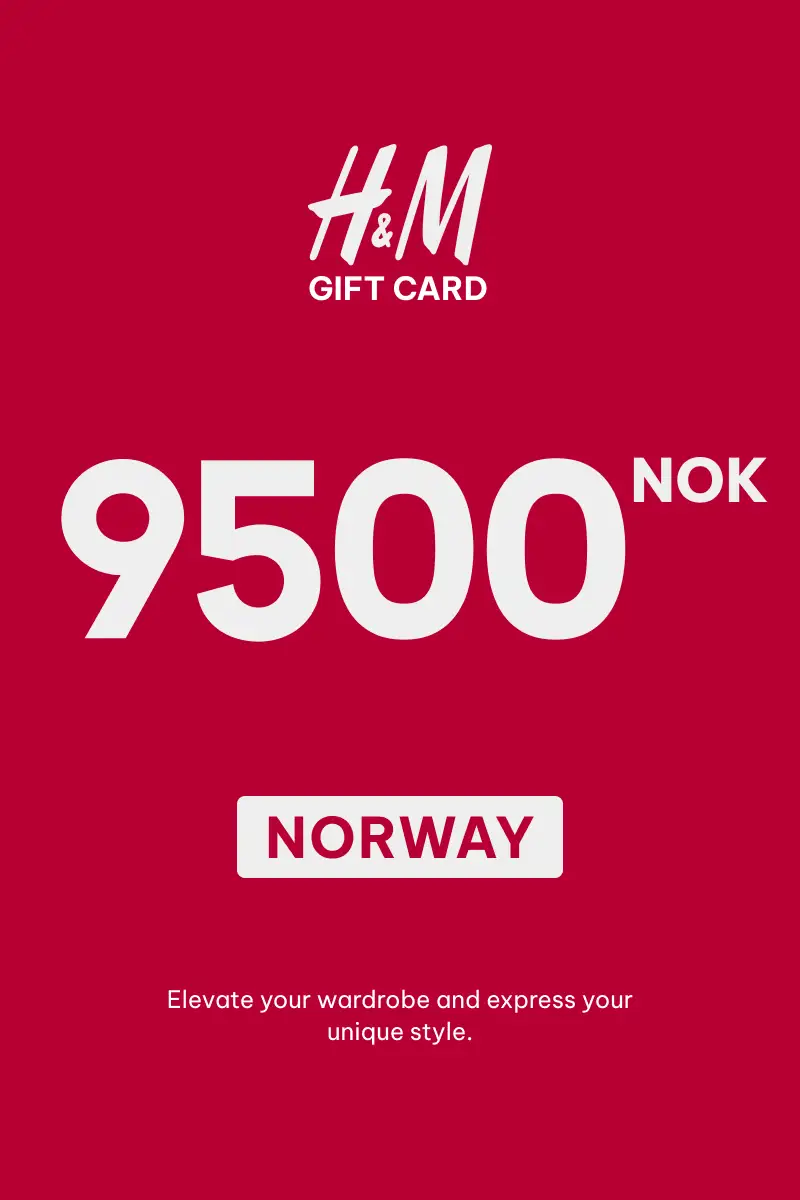 HandM 9500 NOK Gift Card (Norway) - Digital Key