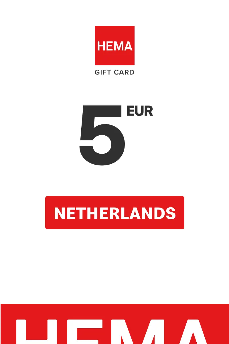 HEMA 5 EUR Gift Card (Netherlands) - Digital Key