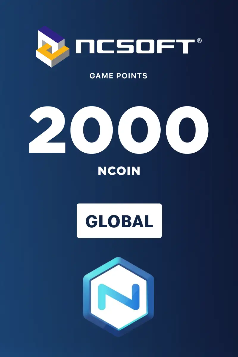 2000 NCoins (Global) (PC) - NCSoft - Digital Key