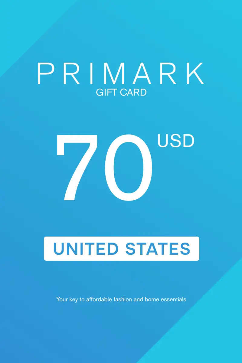 Primark 70 USD Gift Card (United States) - Digital Key
