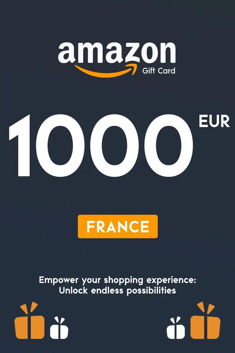 Amazon 1000 EUR Gift Card (France) - Digital Key