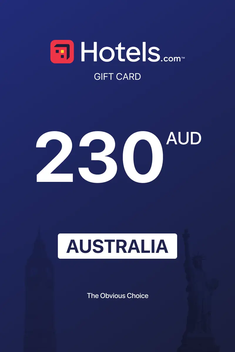 Hotels.com 230 AUD Gift Card (Australia) - Digital Key