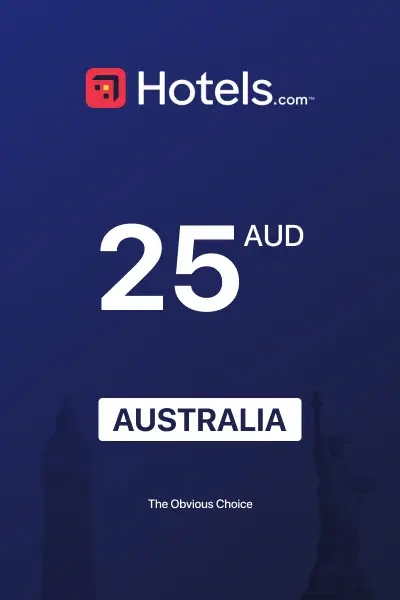 Hotels.com 25 AUD Gift Card (Australia) - Digital Key
