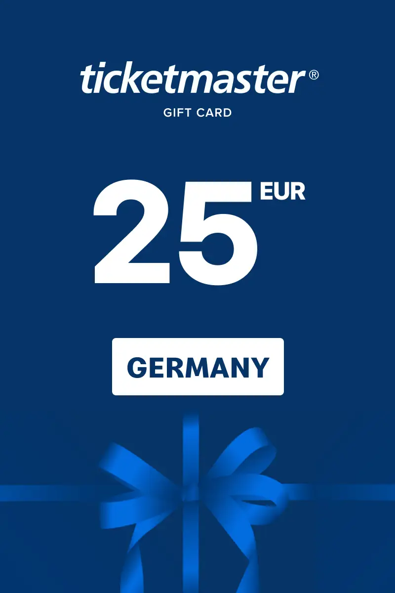 Ticketmaster 25 EUR Gift Card (Germany) - Digital Key
