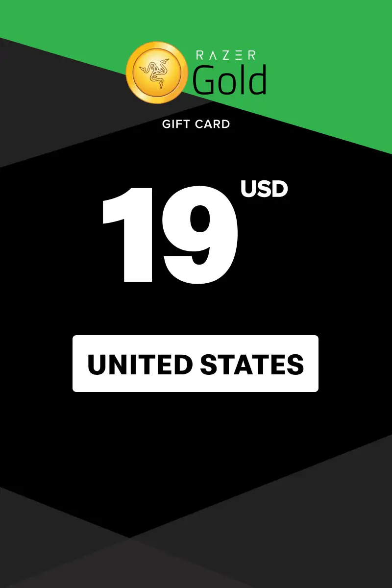 Razer Gold 19 USD Gift Card (United States) - Digital Key