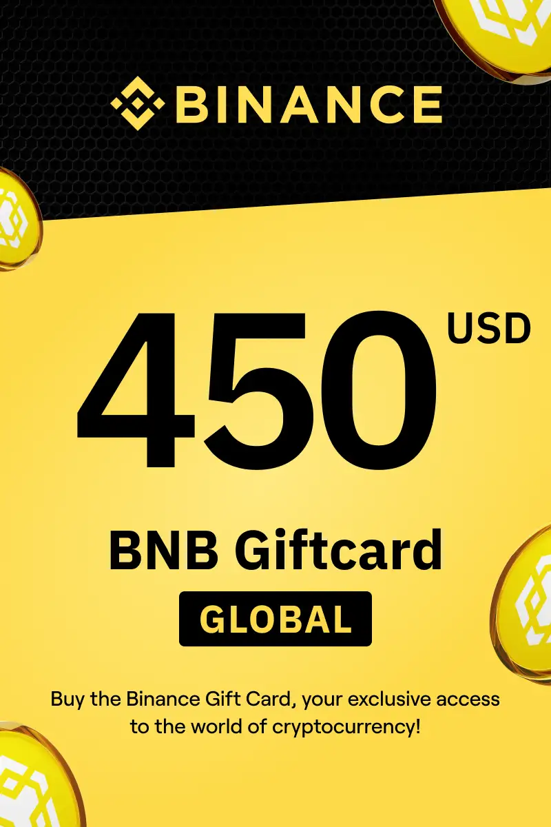 Binance (BNB) 450 USD Gift Card (Global) - Digital Key