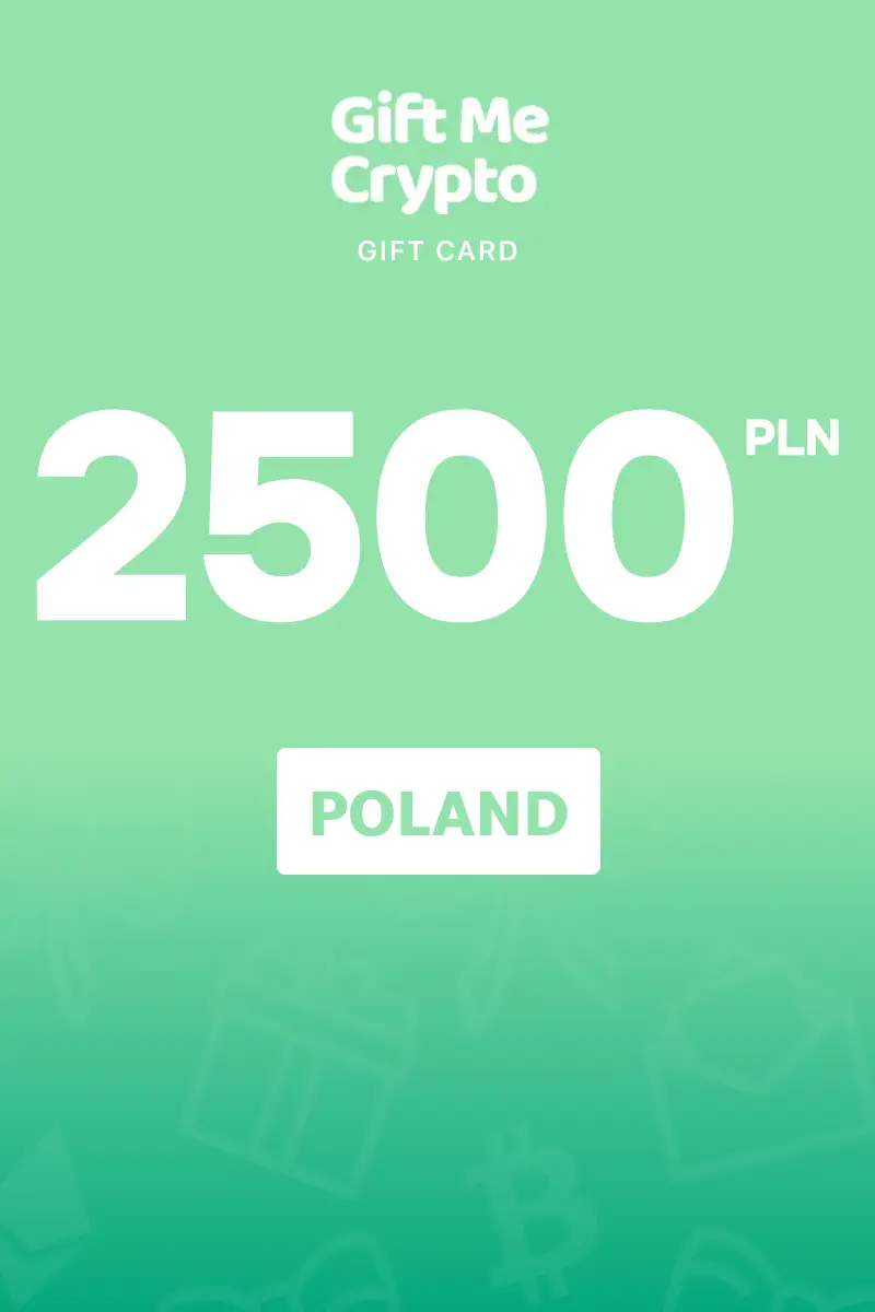 Gift Me Crypto 2500 PLN Gift Card (Poland) - Digital Key