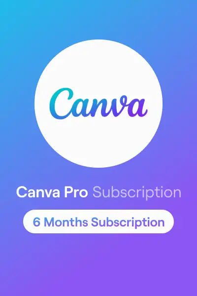 

Canva Pro 6 Months Subscription - Digital Code