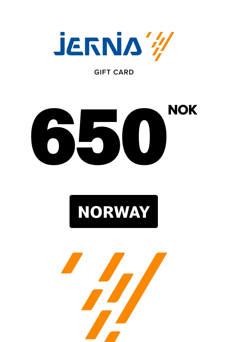 Jernia 650 NOK Gift Card (Norway) - Digital Key