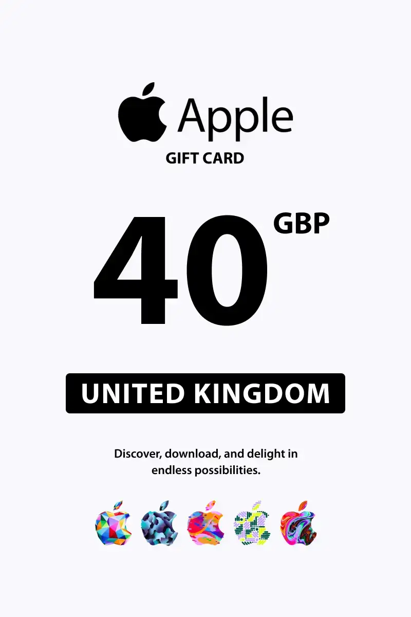 Apple 40 GBP Gift Card (United Kingdom) - Digital Key