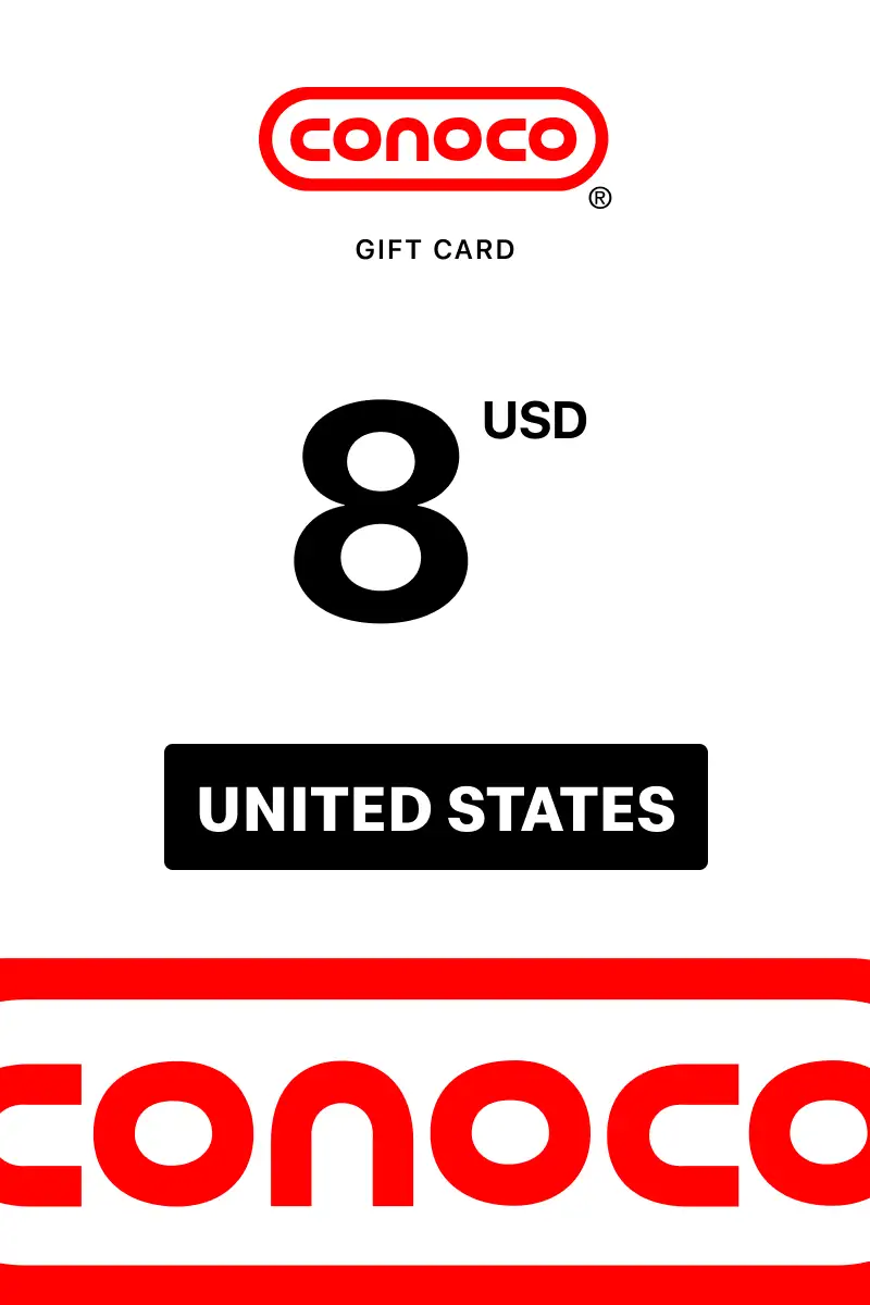 Conoco 8 USD Gift Card (United States) - Digital Key