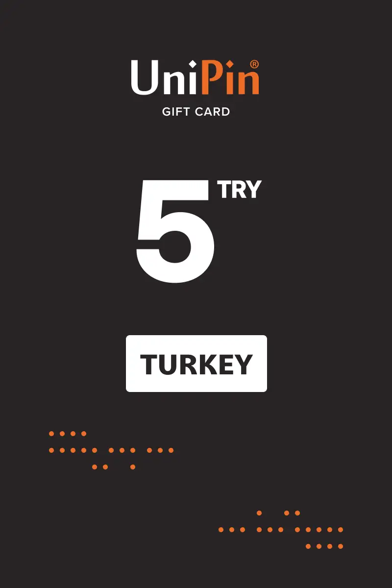 UniPin 5 TRY Gift Card (Turkey) - Digital Key