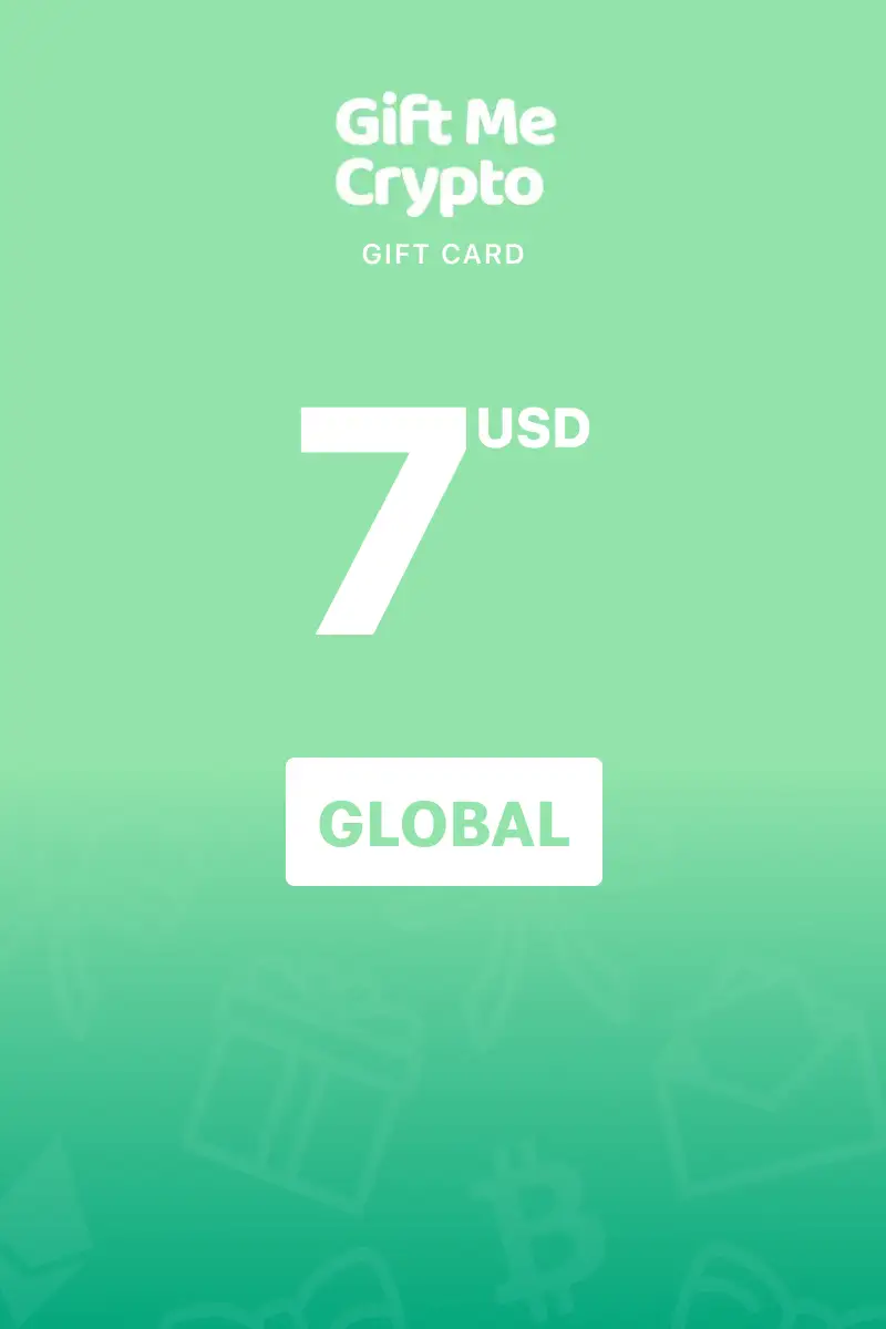 Gift Me Crypto 7 USD Gift Card (Global) - Digital Key