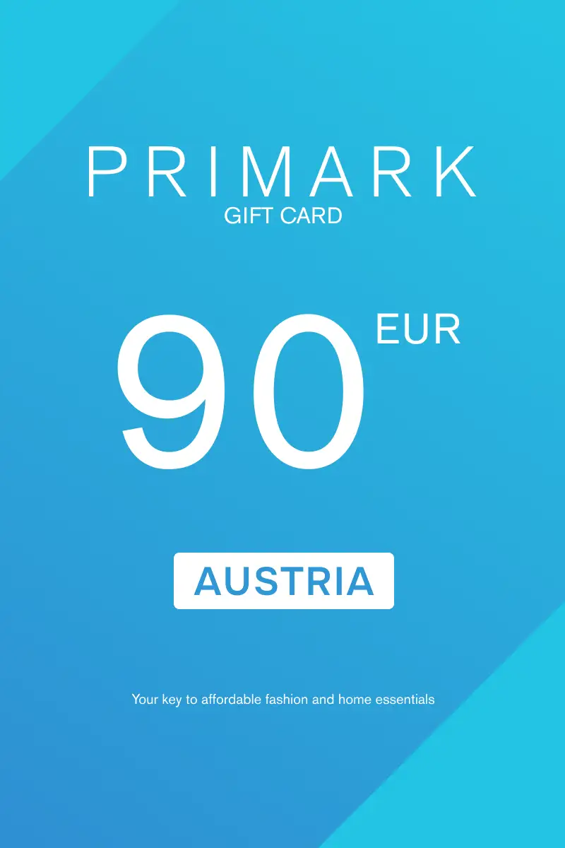 Primark 90 EUR Gift Card (Austria) - Digital Key