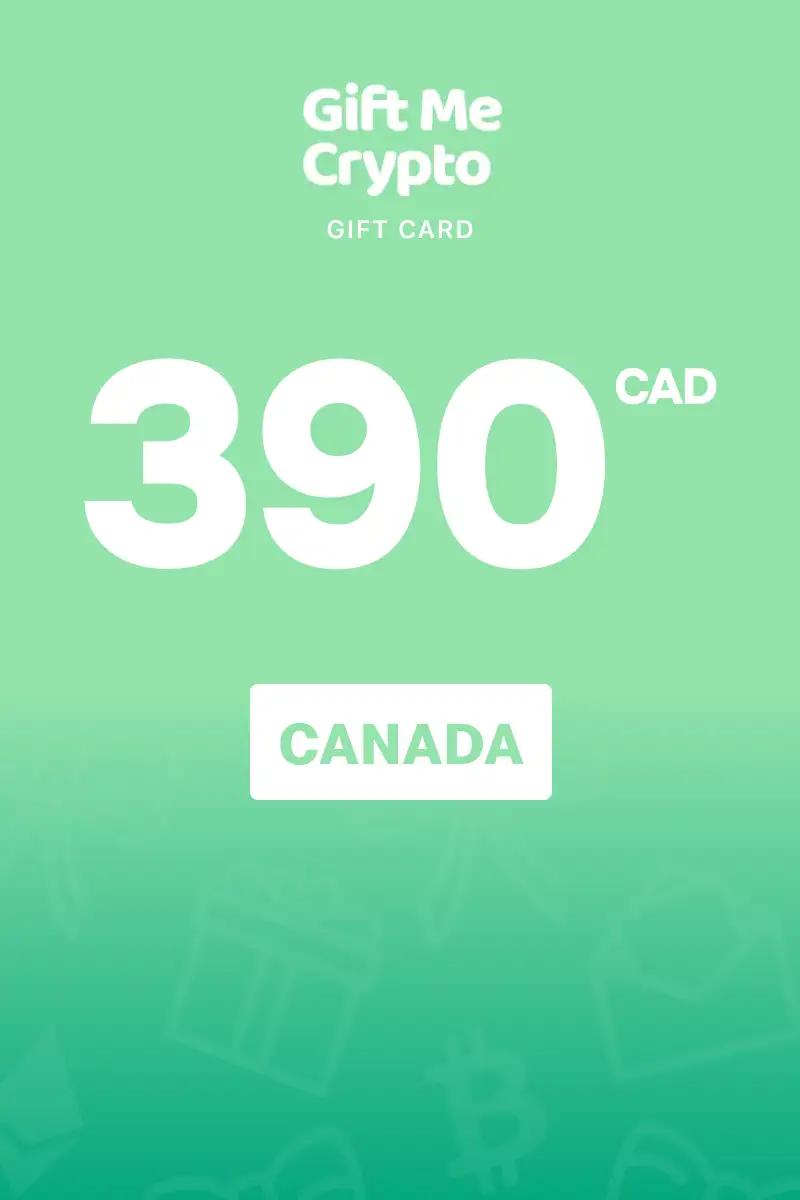 Gift Me Crypto 390 CAD Gift Card (Canada) - Digital Key
