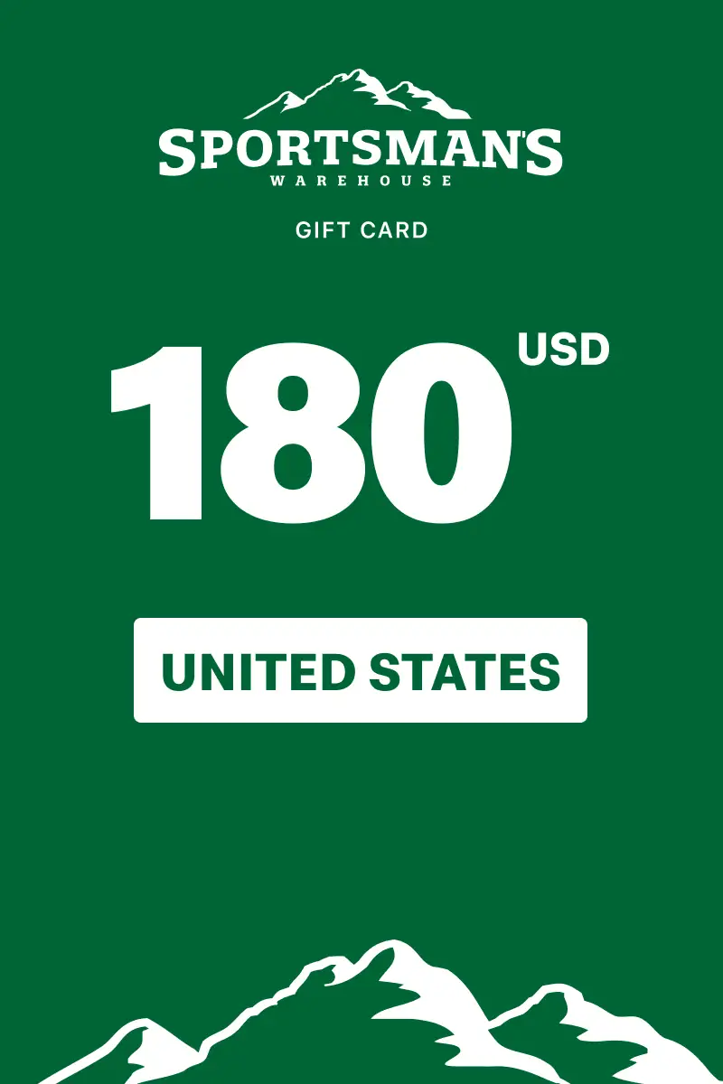 Sportsman's Warehouse 180 USD Gift Card (United States) - Digital Key