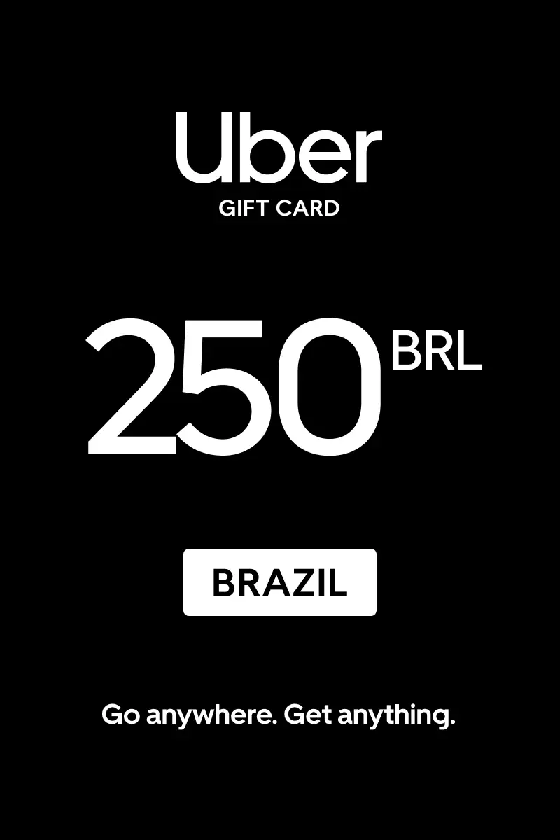Uber 250 BRL Gift Card (Brazil) - Digital Key