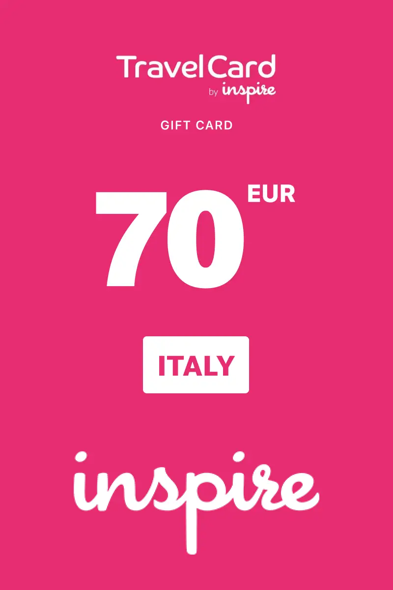 TravelCard by Inspire 70 EUR Gift Card (Italy) - Digital Key