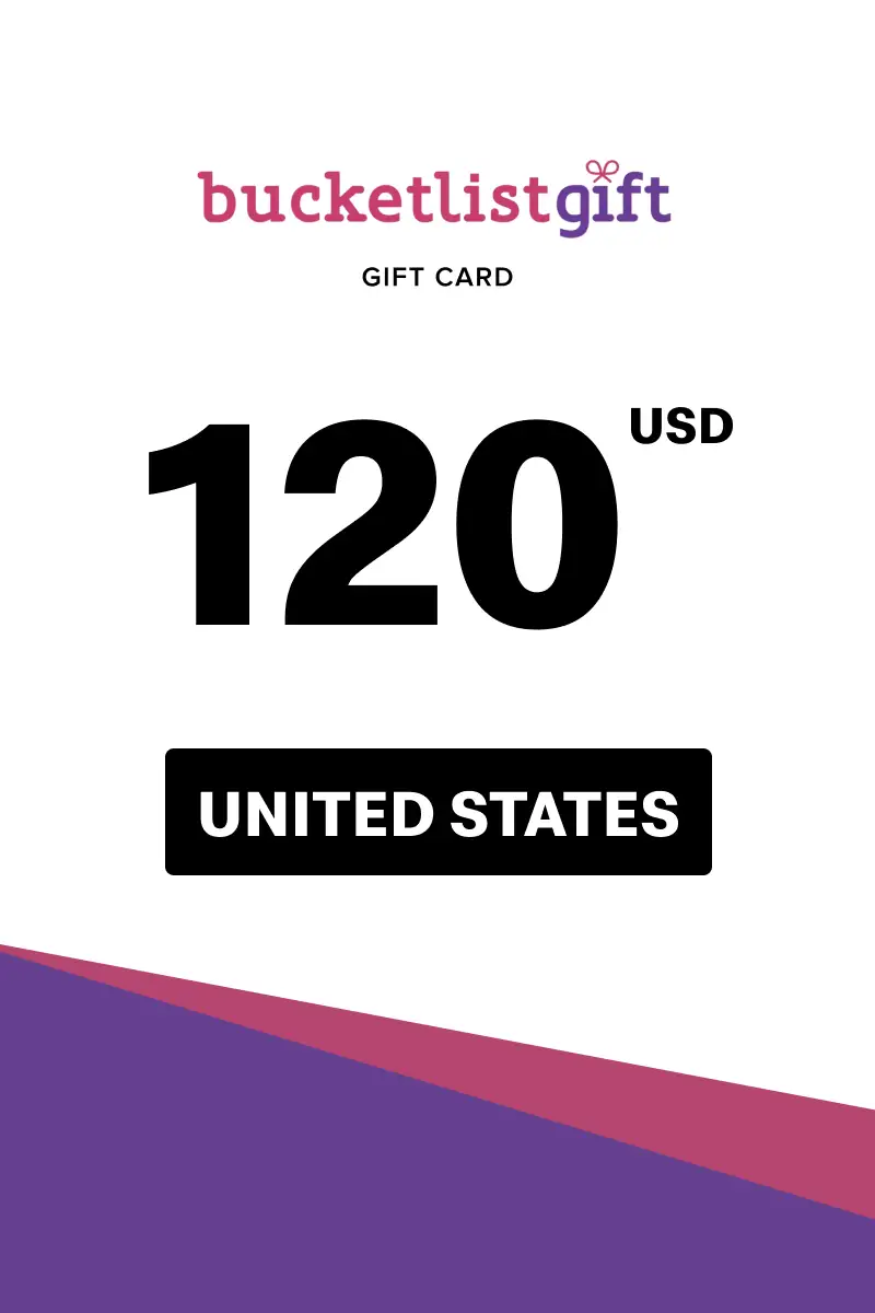 BucketlistGift 120 USD Gift Card (United States) - Digital Key