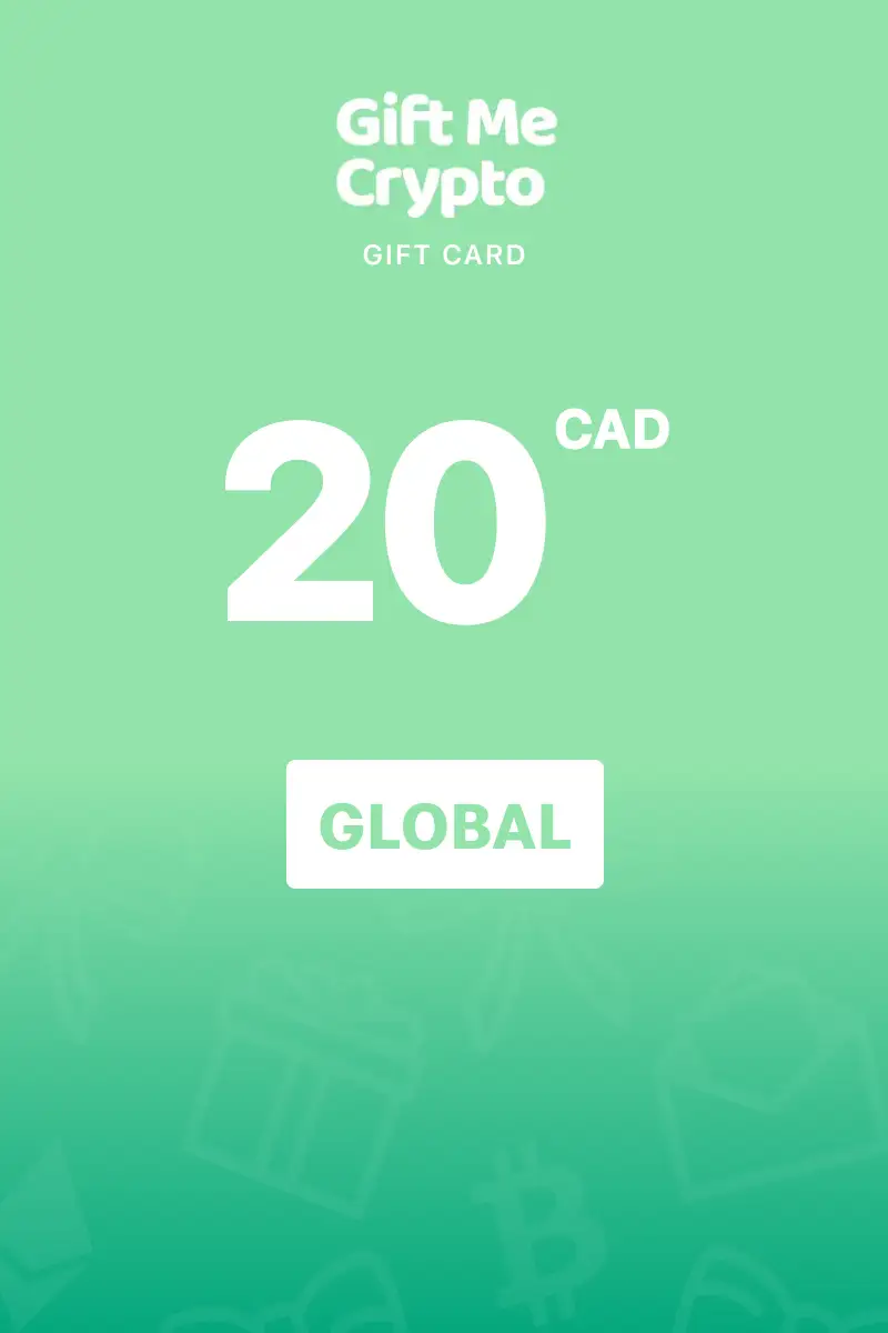 Gift Me Crypto 20 CAD Gift Card (Global) - Digital Key