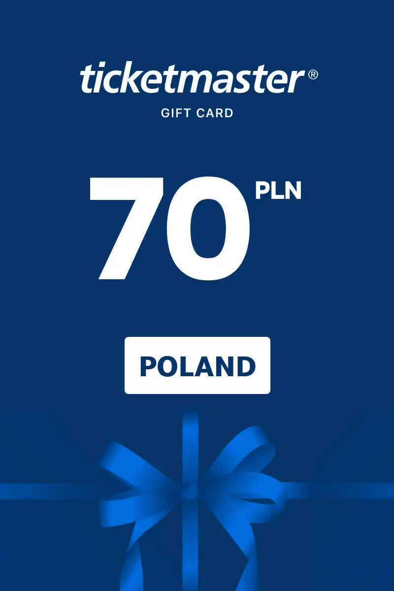 Ticketmaster 70 PLN Gift Card (Poland) - Digital Key