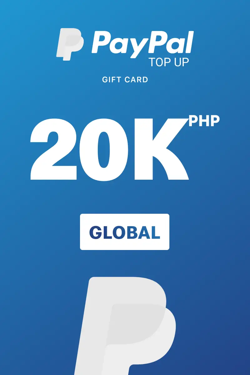 PayPal Instant Top Up 20000 PHP Gift Card (Global) - Digital Key