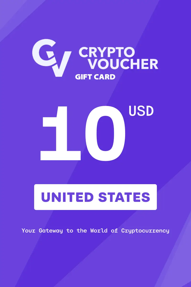 Crypto Voucher 10 USD Gift Card (United States) - Digital Key