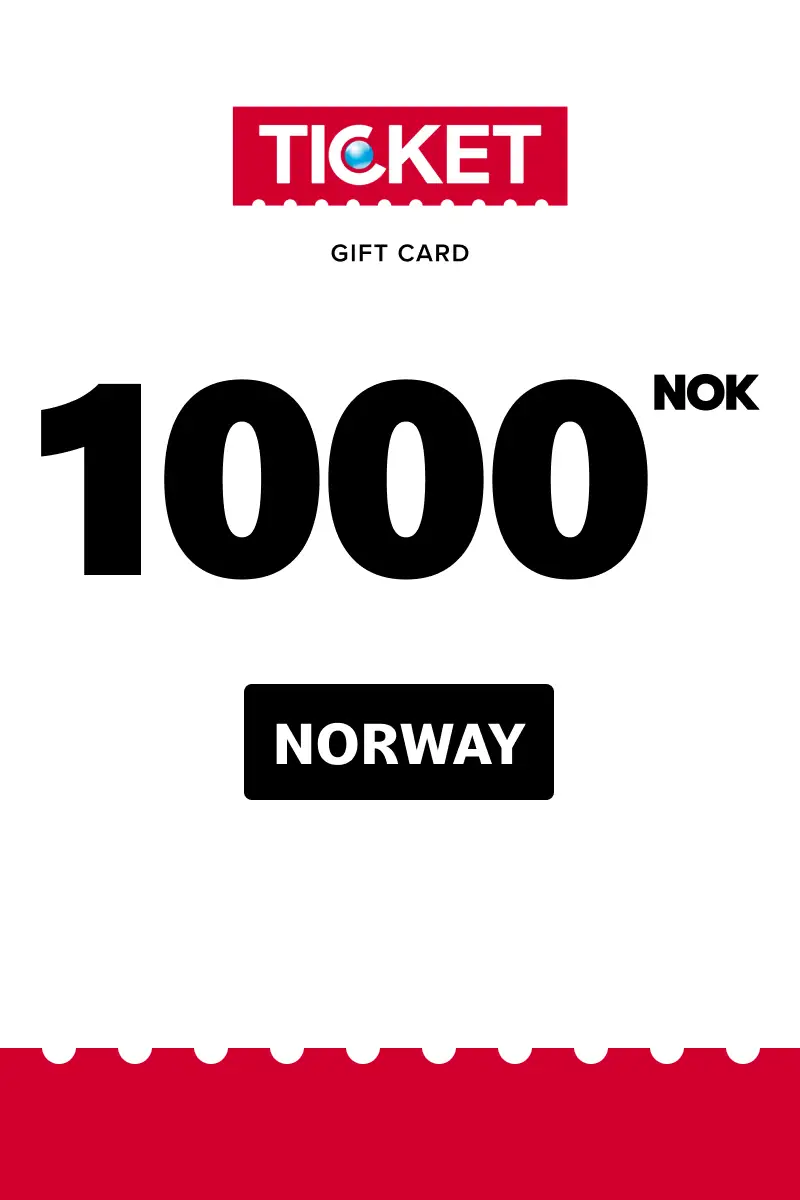 Ticket 1000 NOK Gift Card (Norway) - Digital Key