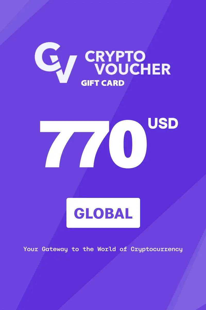 Crypto Voucher 770 USD Gift Card (Global) - Digital Key