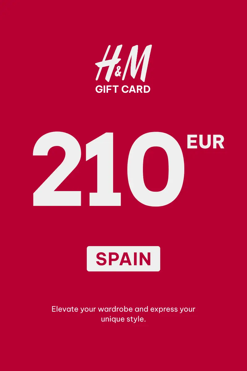 HandM 210 EUR Gift Card (Spain) - Digital Key