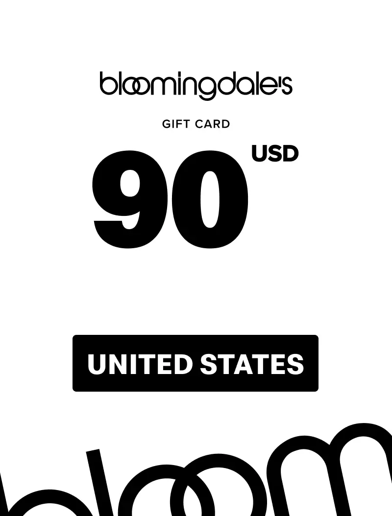 Bloomingdale's 90 USD Gift Card (United States) - Digital Key