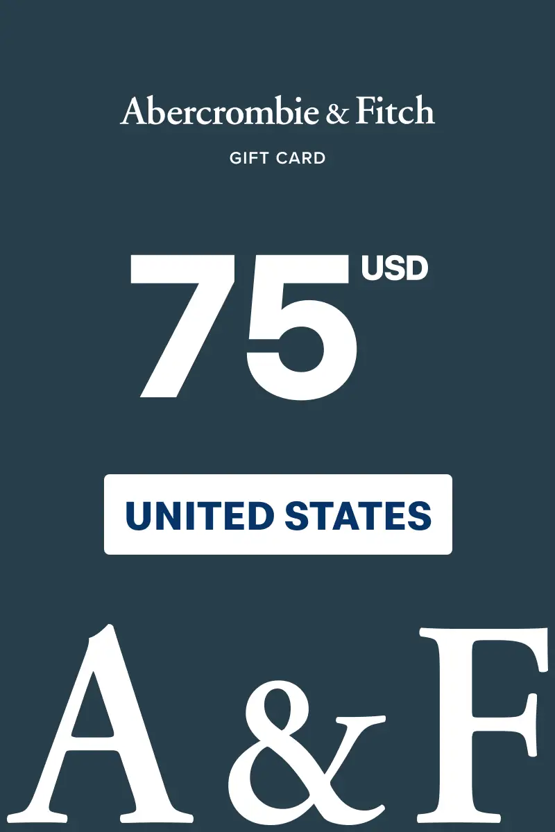 Abercrombie and Fitch 75 USD Gift Card (United States) - Digital Key