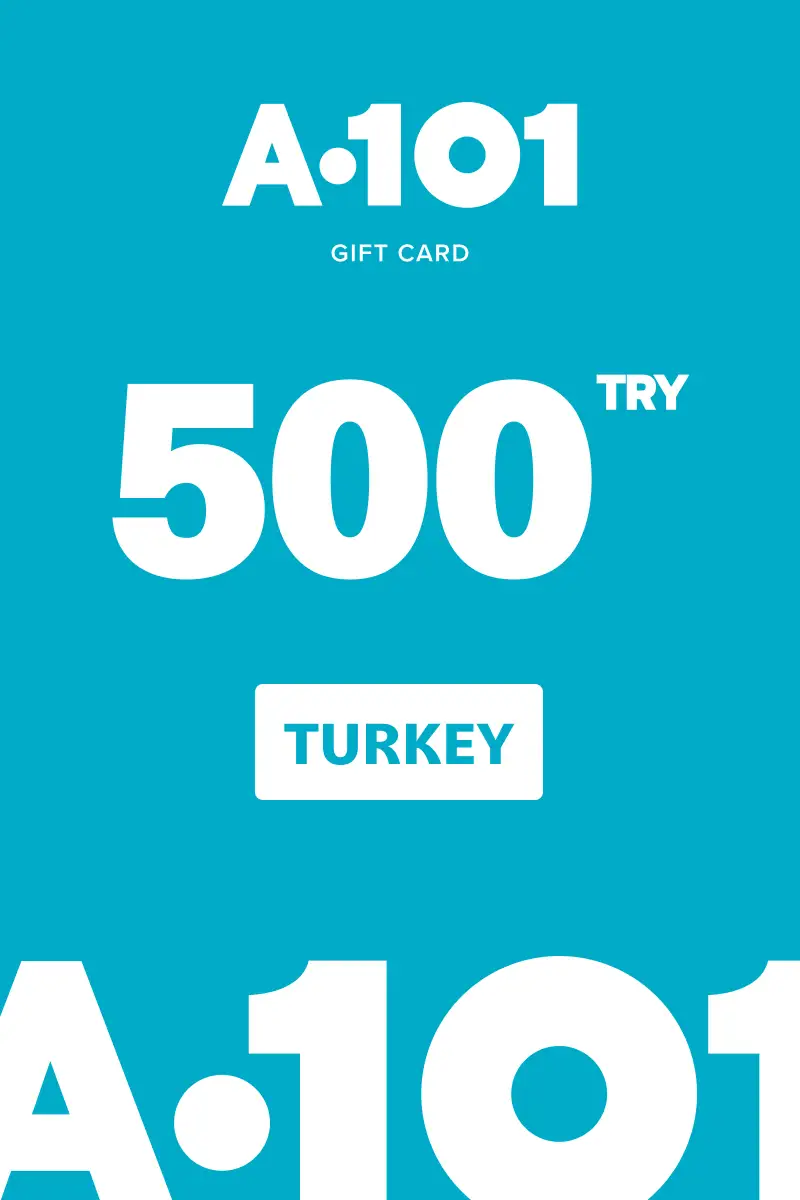 A101 500 TRY Gift Card (Turkey) - Digital Key