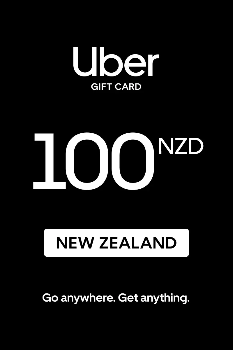 Uber 100 NZD Gift Card (New Zealand) - Digital Key