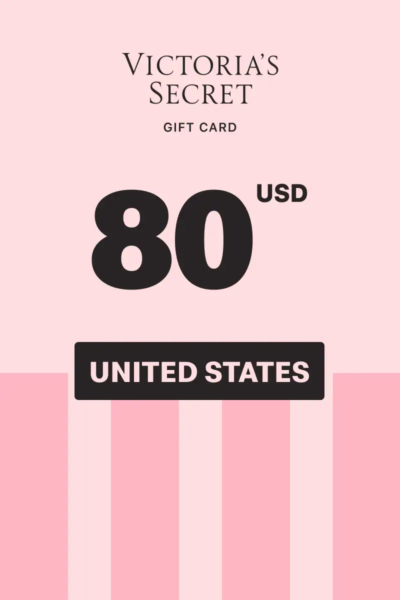 Victoria's Secret Pink 80 USD Gift Card (United States) - Digital Key