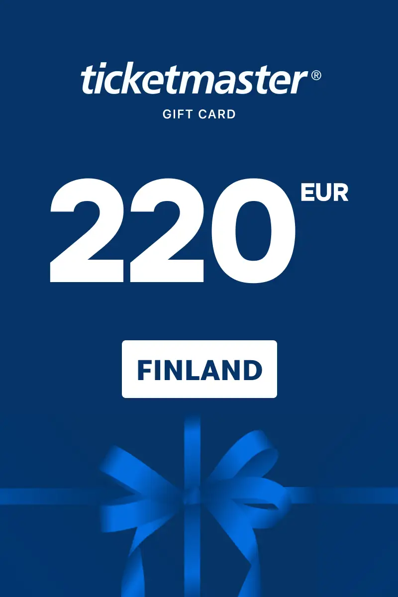 Ticketmaster 220 EUR Gift Card (Finland) - Digital Key