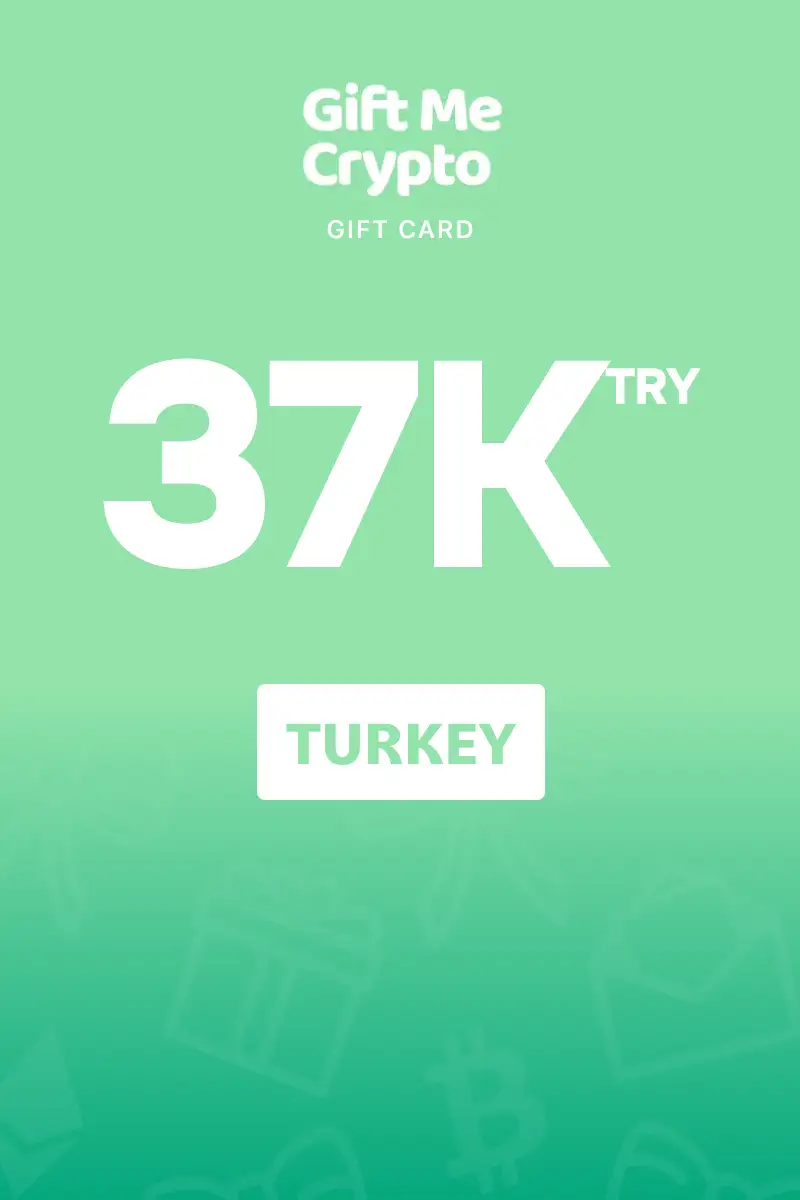 Gift Me Crypto 37000 TRY Gift Card (Turkey) - Digital Key