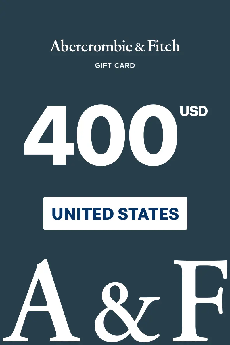 Abercrombie and Fitch 400 USD Gift Card (United States) - Digital Key